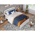White Queen Solid Wood Platform Bed K2126