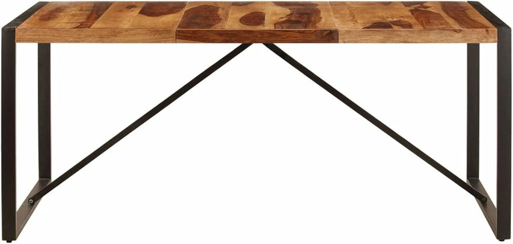 Solid Sheesham Wood Dining Table 70.9"x35.4"x29.5" H616