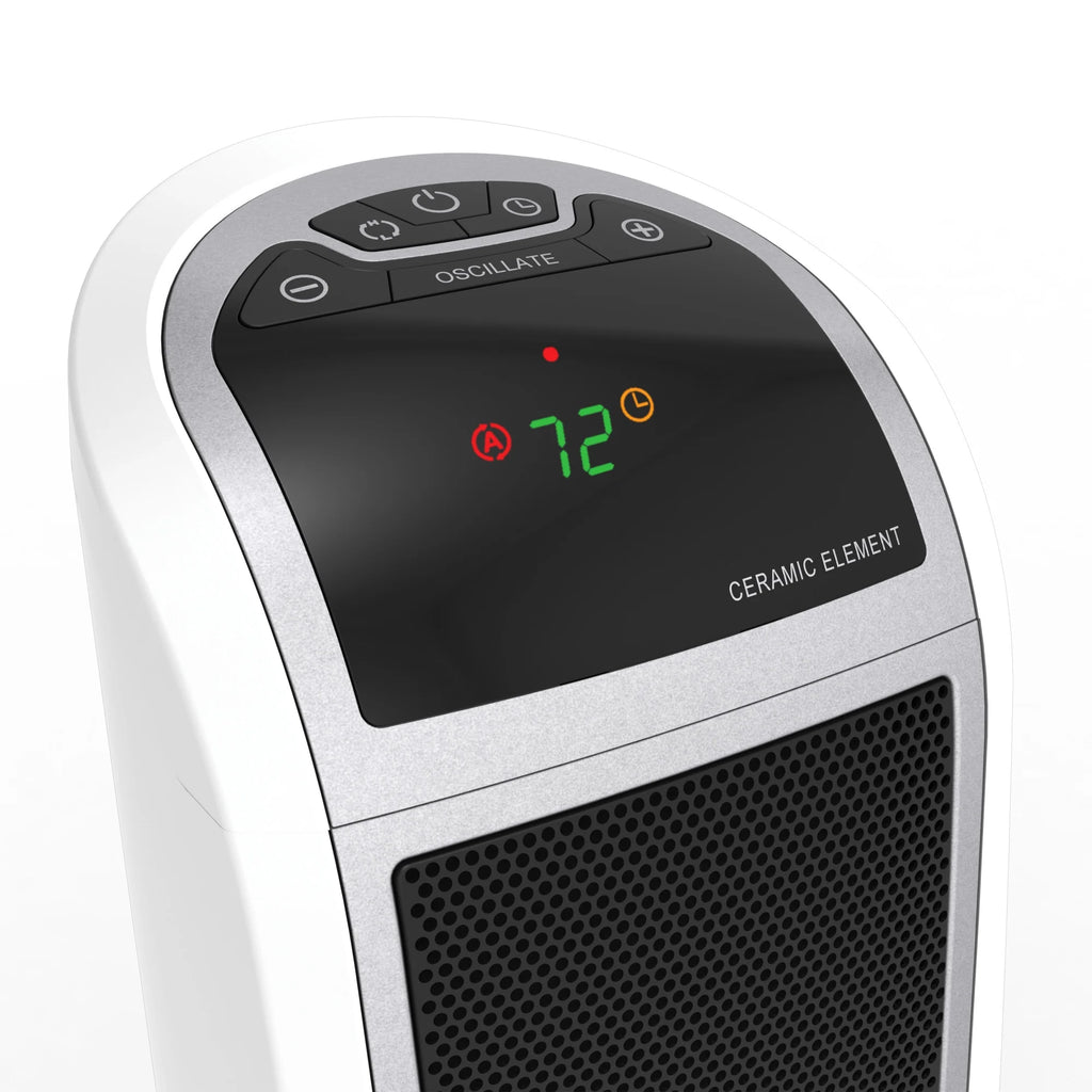 White 1500W Electric Digital Ceramic Tower Space Heater B97688
