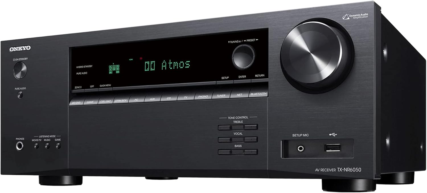7.2-Channel Network AV Receiver Black B82748