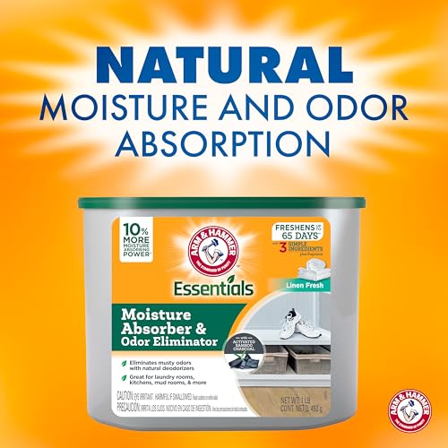 Fragrance Free Disposable Moisture Absorber and Odor Eliminator Tub, 1 lb. H68242