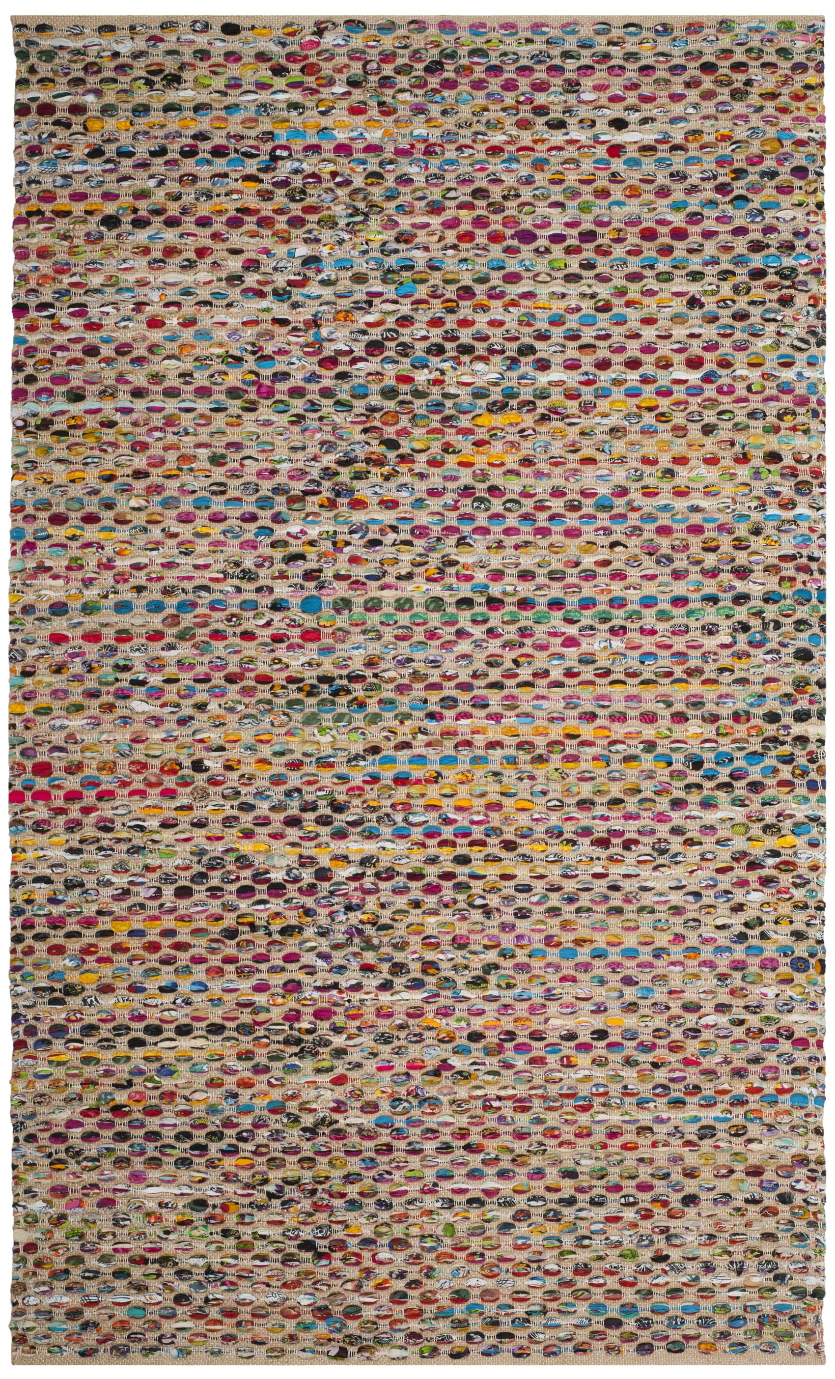 Natural/Multi Braided Area Rug Y2492