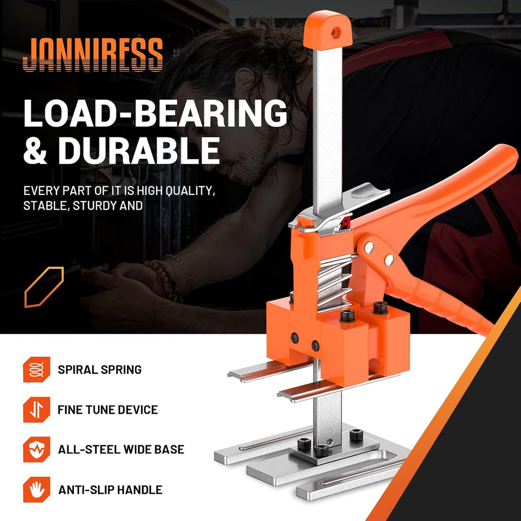 15 In Construction Jack, Multifunctional Furniture Lifter Jacks, Handheld Tool, Load 490LBS Z560930