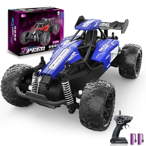 2.4GHz 25KM/H 1:16 Off-Road RC Car with LED Lights and 1800mAh Rechargeable Battery F58095