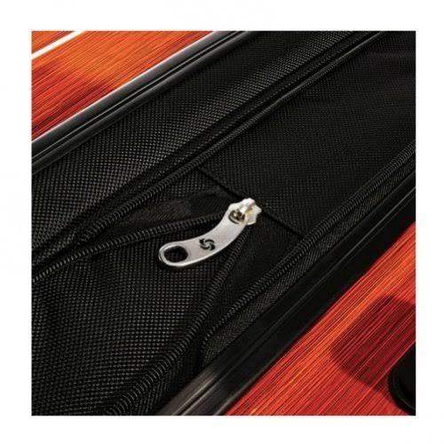 Black Medium Expandable Spinner Suitcase I804