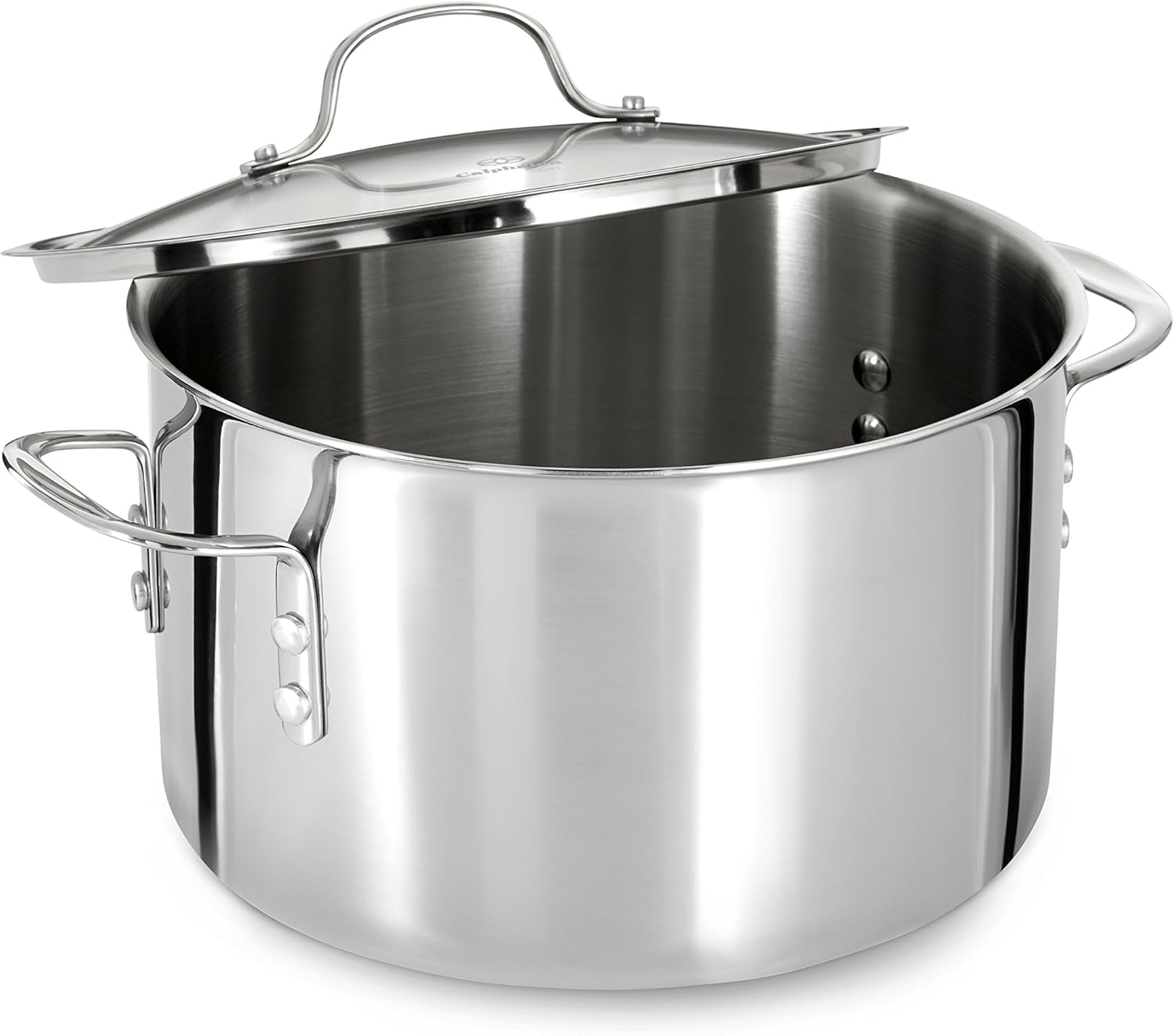 Tri-Ply Stainless Steel 8-Quart Stock Pot with Cover X355
