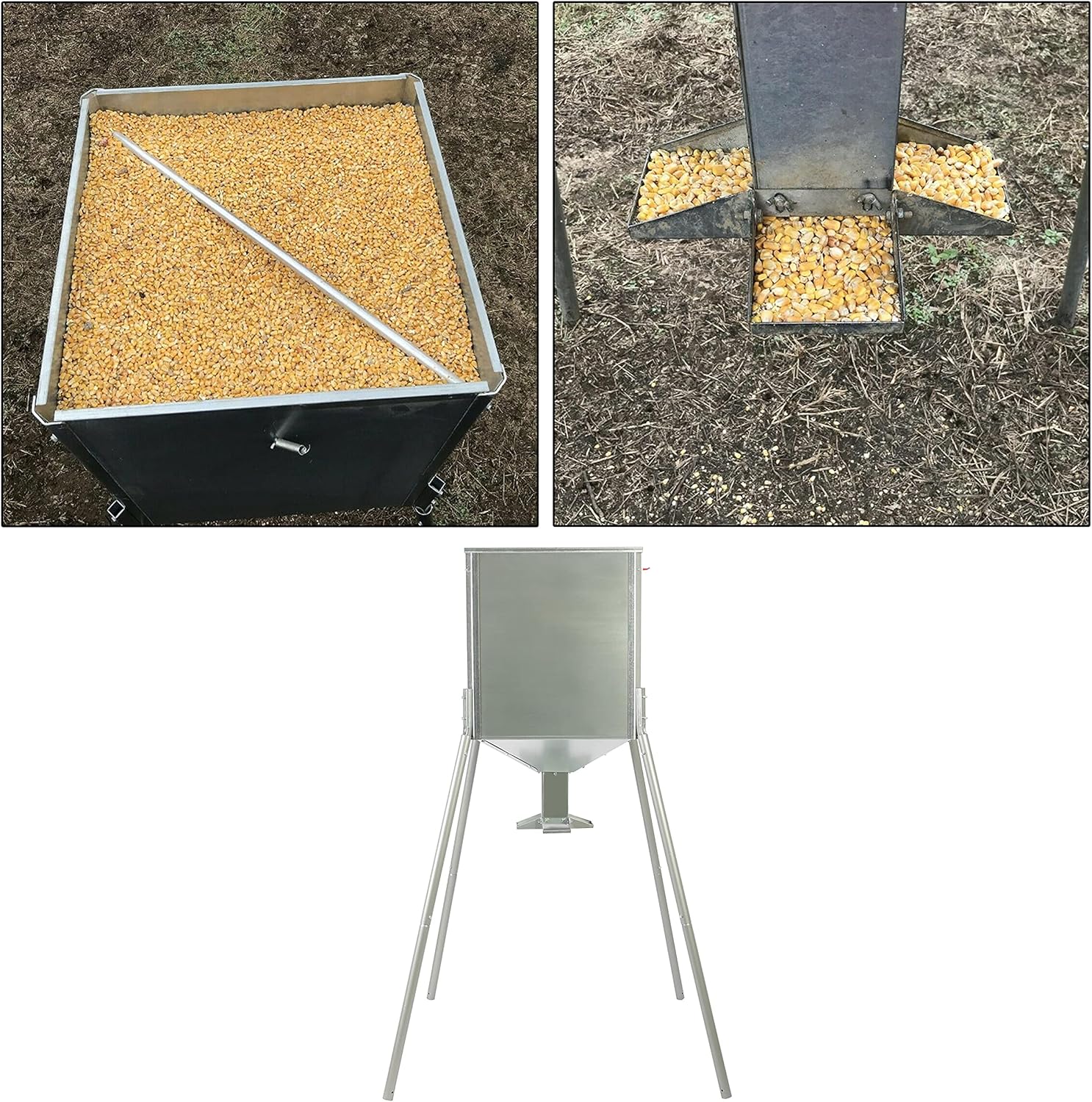 Galvanized Steel Deer Feeder -450 LB G487181