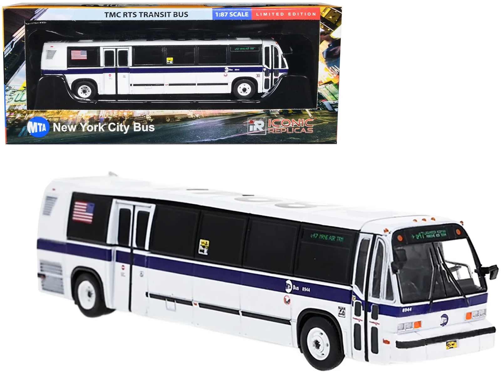 1/87 Diecast Transit Bus Model I8521