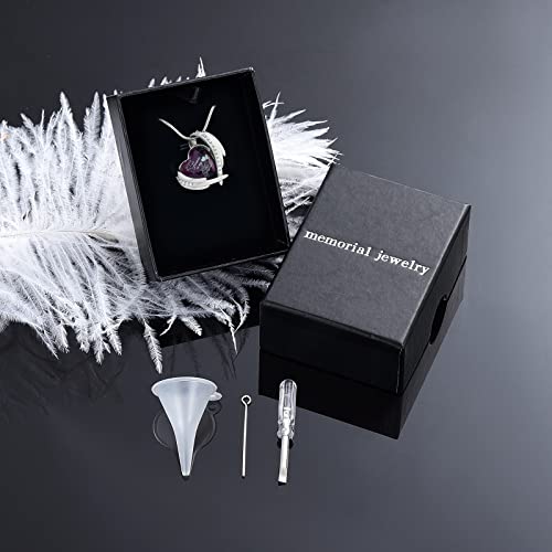 Stainless Steel Cremation Urn Necklace Pendant Y8482