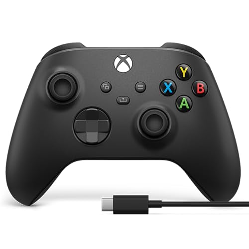 Carbon Black Wireless Gaming Controller with USB-C Cable A602487