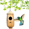 Natural Wooden Hummingbird House U174