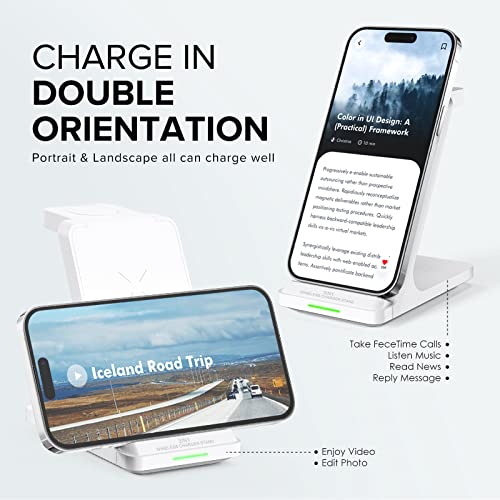 3 in 1 Fast Wireless Charger Stand U2762