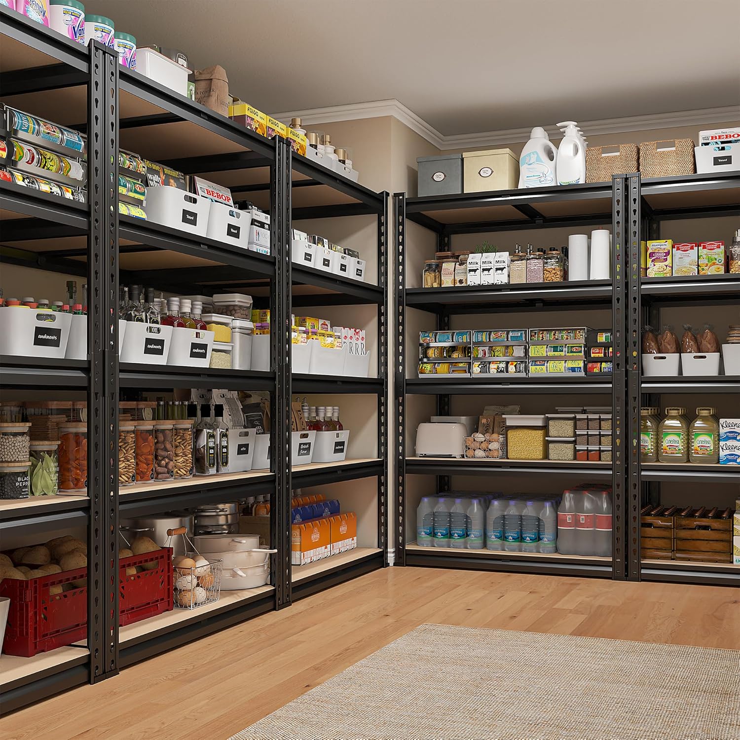 5 Tier Adjustable Metal Shelving J762027