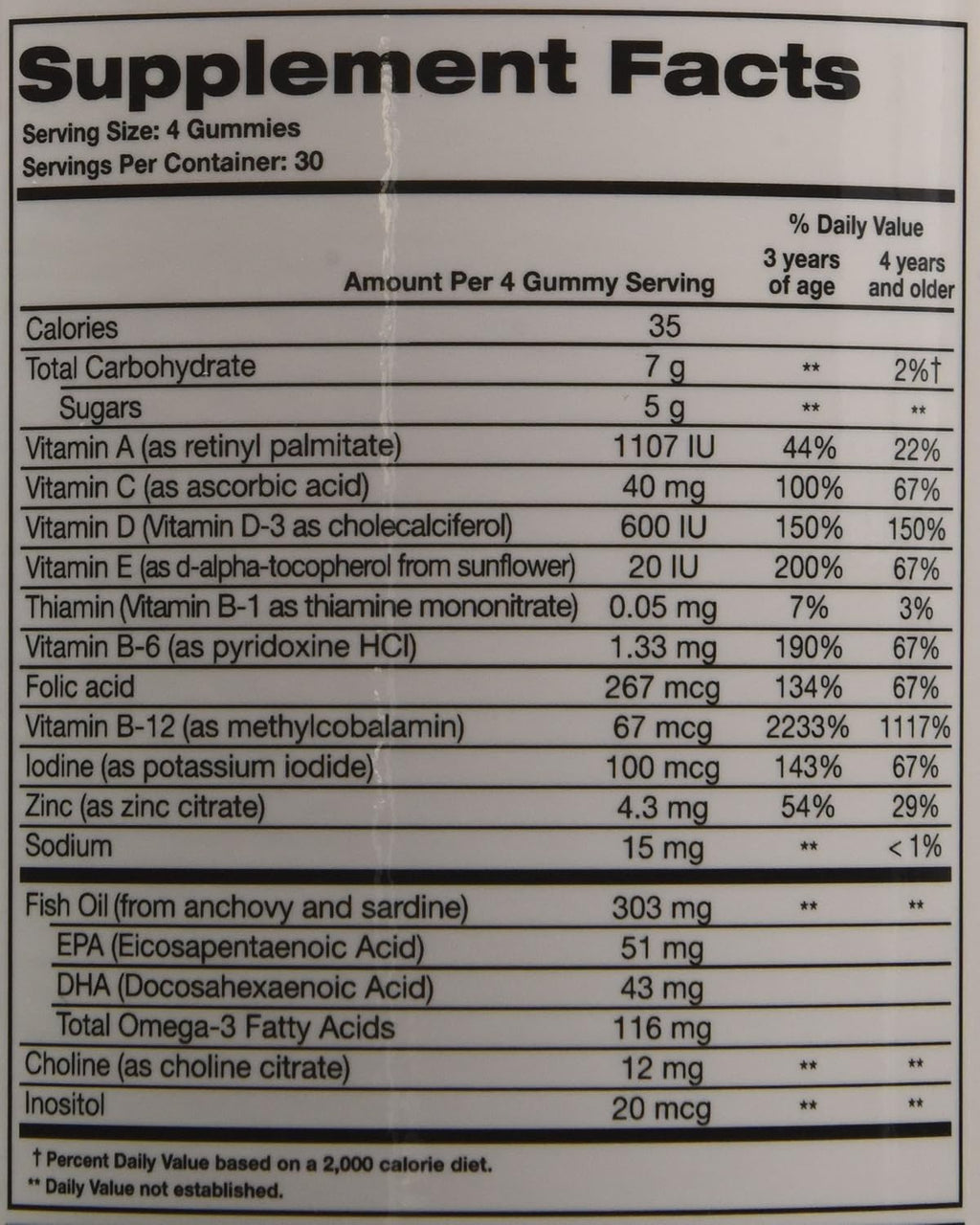 120 ea Kids Multivitamins Gummies K563