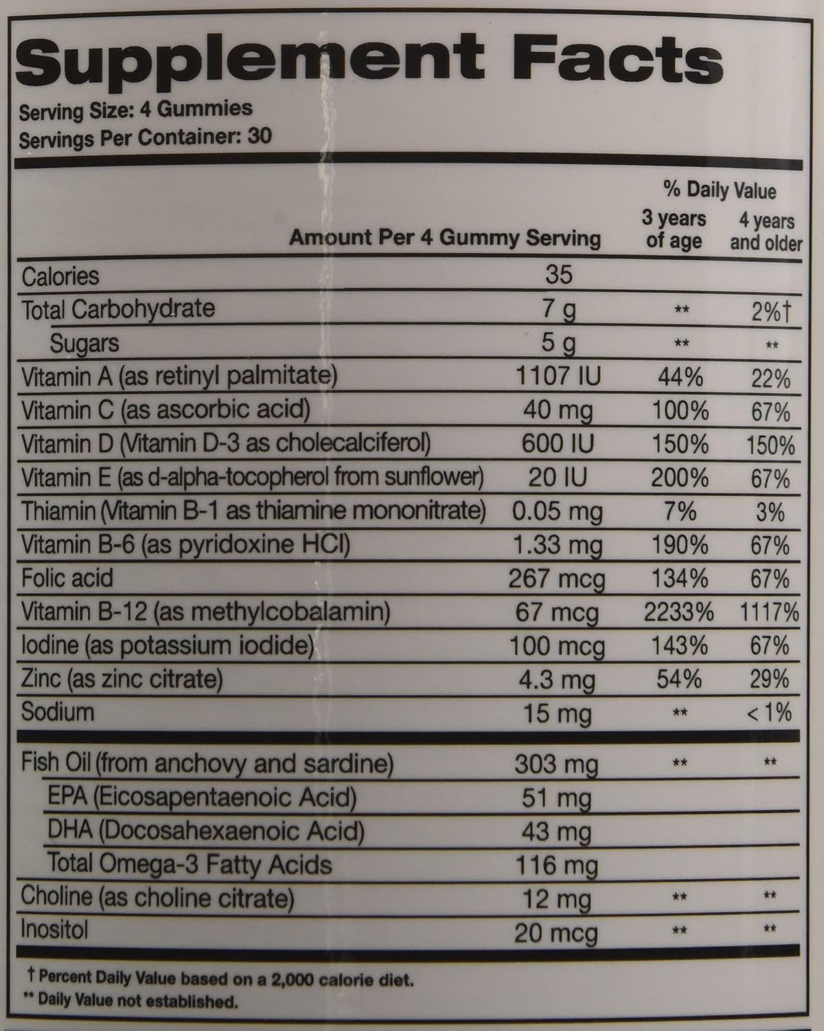 120 ea Kids Multivitamins Gummies K563