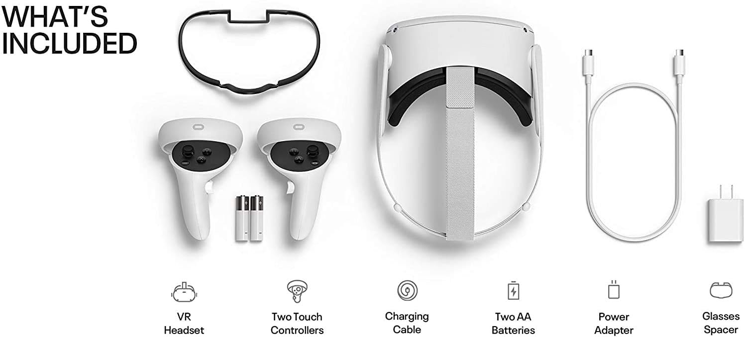 White 256GB VR Headset Set R583484