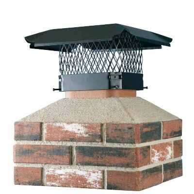 Black Steel Chimney Cap Y66467