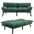 Navy Blue Velvet Convertible Sofa Sleeper W10150