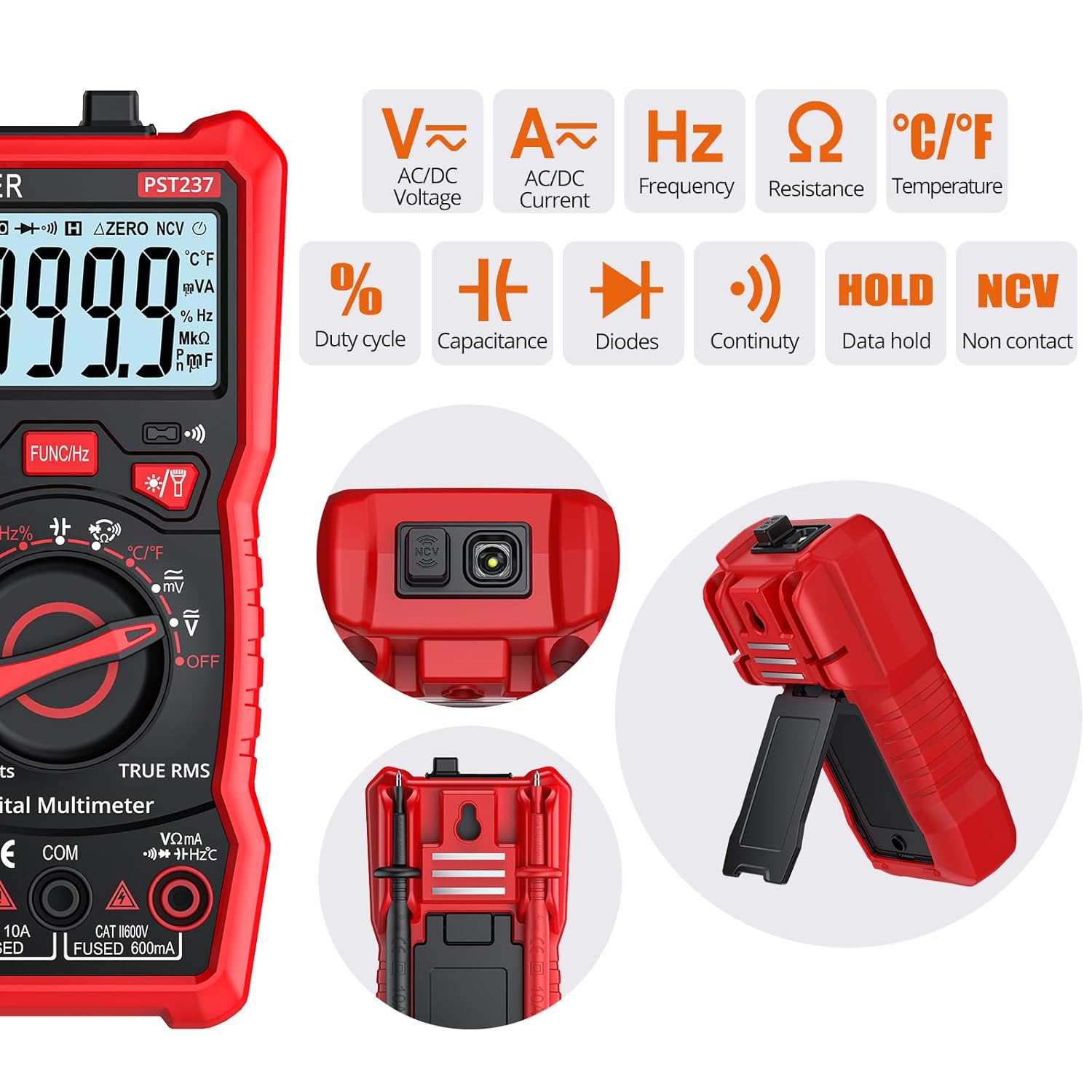 6000 Counts TRMS Auto Range Digital Multimeter T382620