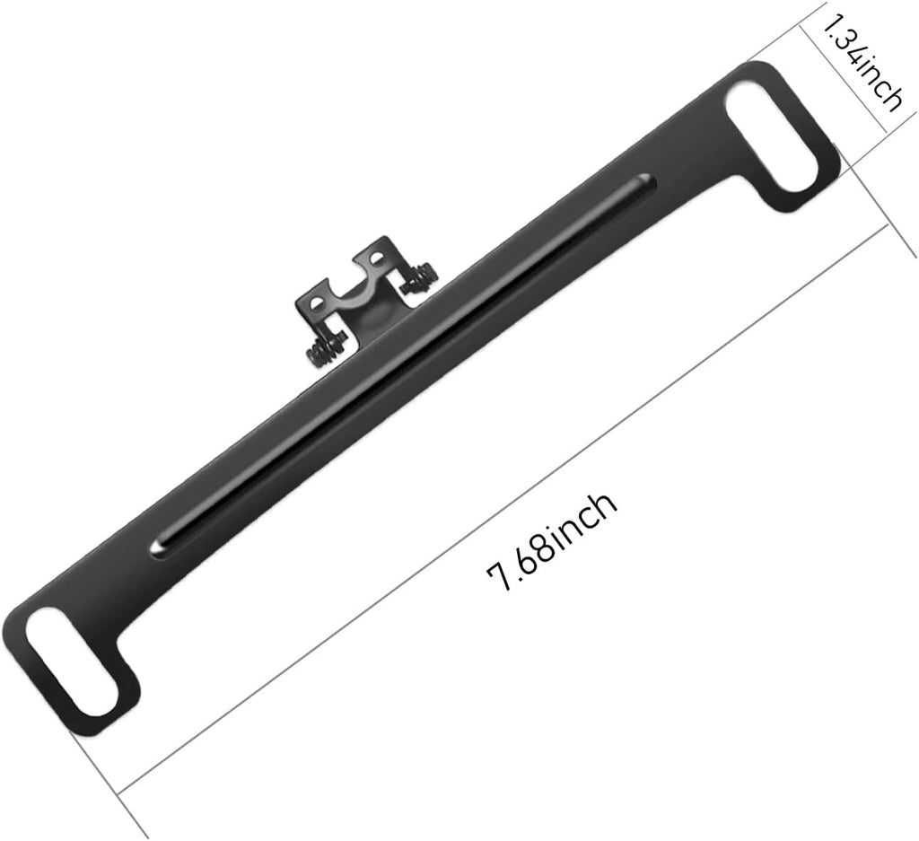 Universal Car Rear View Camera License Plate Bracket (Black) U5211