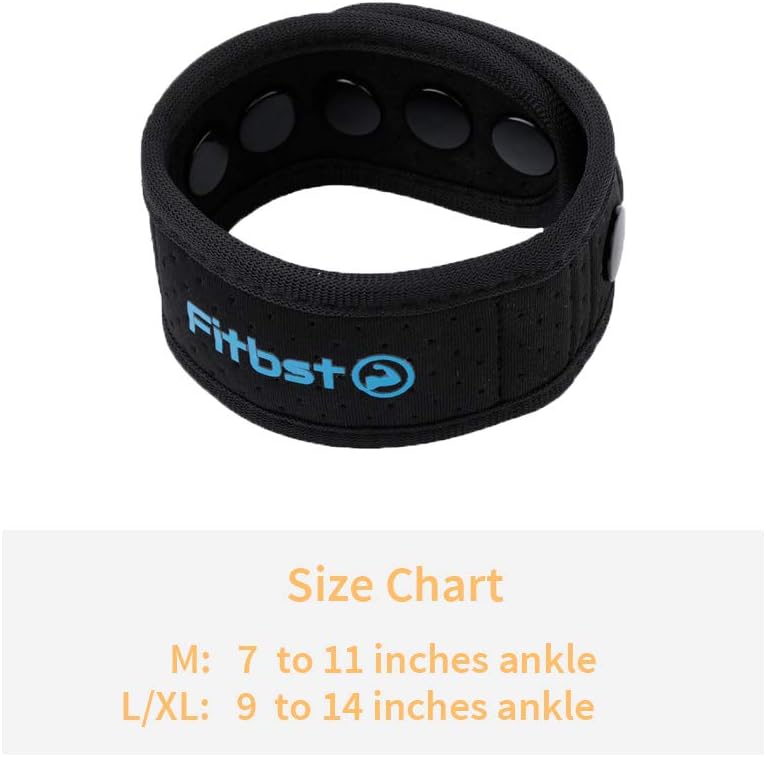 Adjustable Fitness Tracker Ankle Strap with Mesh Pouch U988787