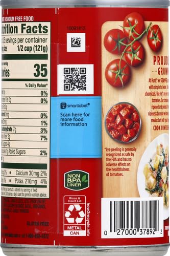 28 oz Pack of 6 Crushed Tomatoes No Salt Added L645