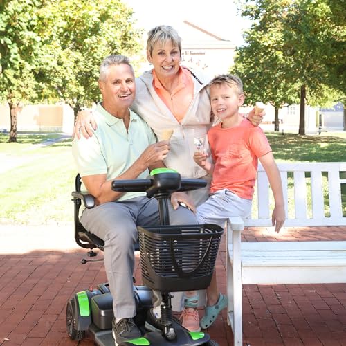 Compact Travel Power Scooter, 4 Wheel H93258