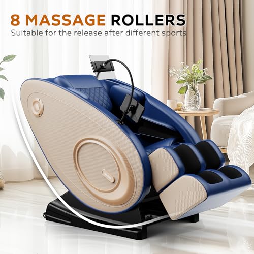 Black Zero Gravity Massage Chair Recliner with Heating K1130