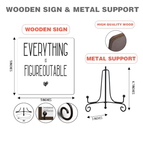 5 X 5 Inches Wooden Sign X69451