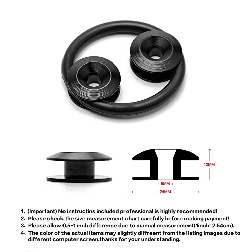 Universal Aluminum Bumper Quick Release Fasteners Kit Y96501