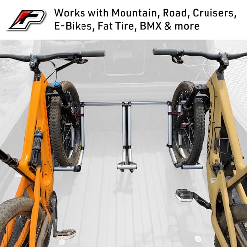 All-Aluminum Truck Bed 2 Bike Rack N6354