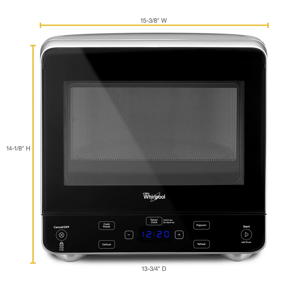 0.5 Cu. Ft. Stainless Look Countertop Microwave Y323