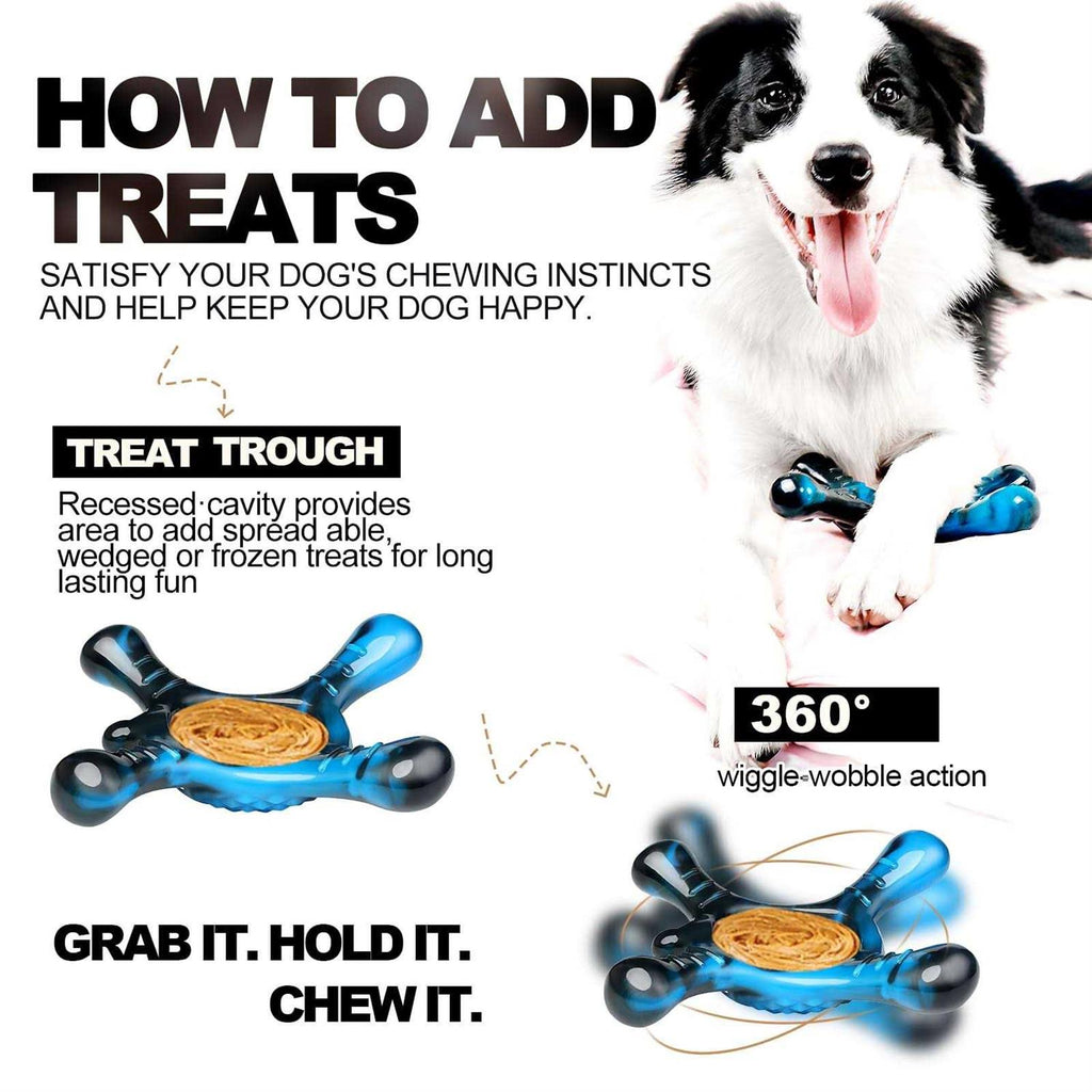 Indestructible Dog Chew Toys for Aggressive Chewers Tough Dog Toys Large Medium Breed O156