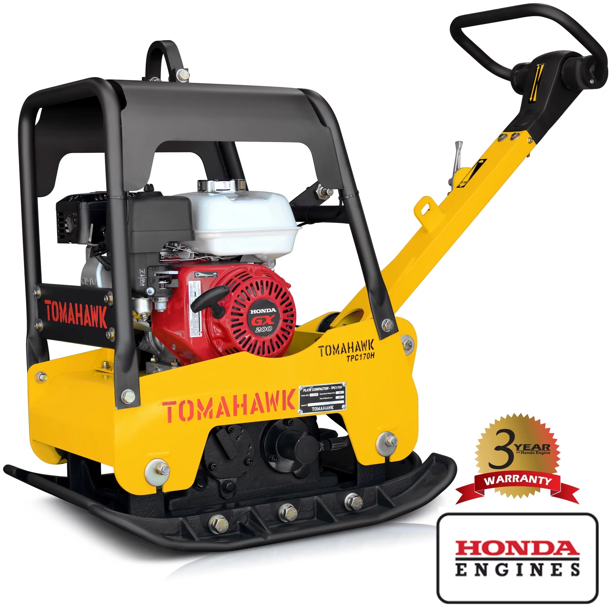 6.5 HP Honda Reverse Hydraulic Plate Compactor M58973