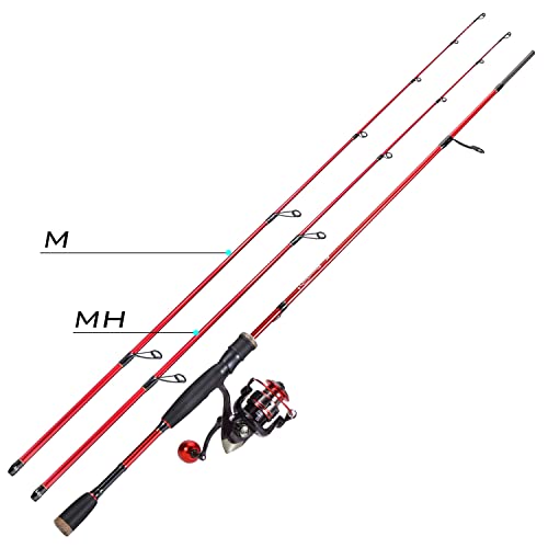 Medium Fishing Rod and Reel Combo with Spinning Reel S293