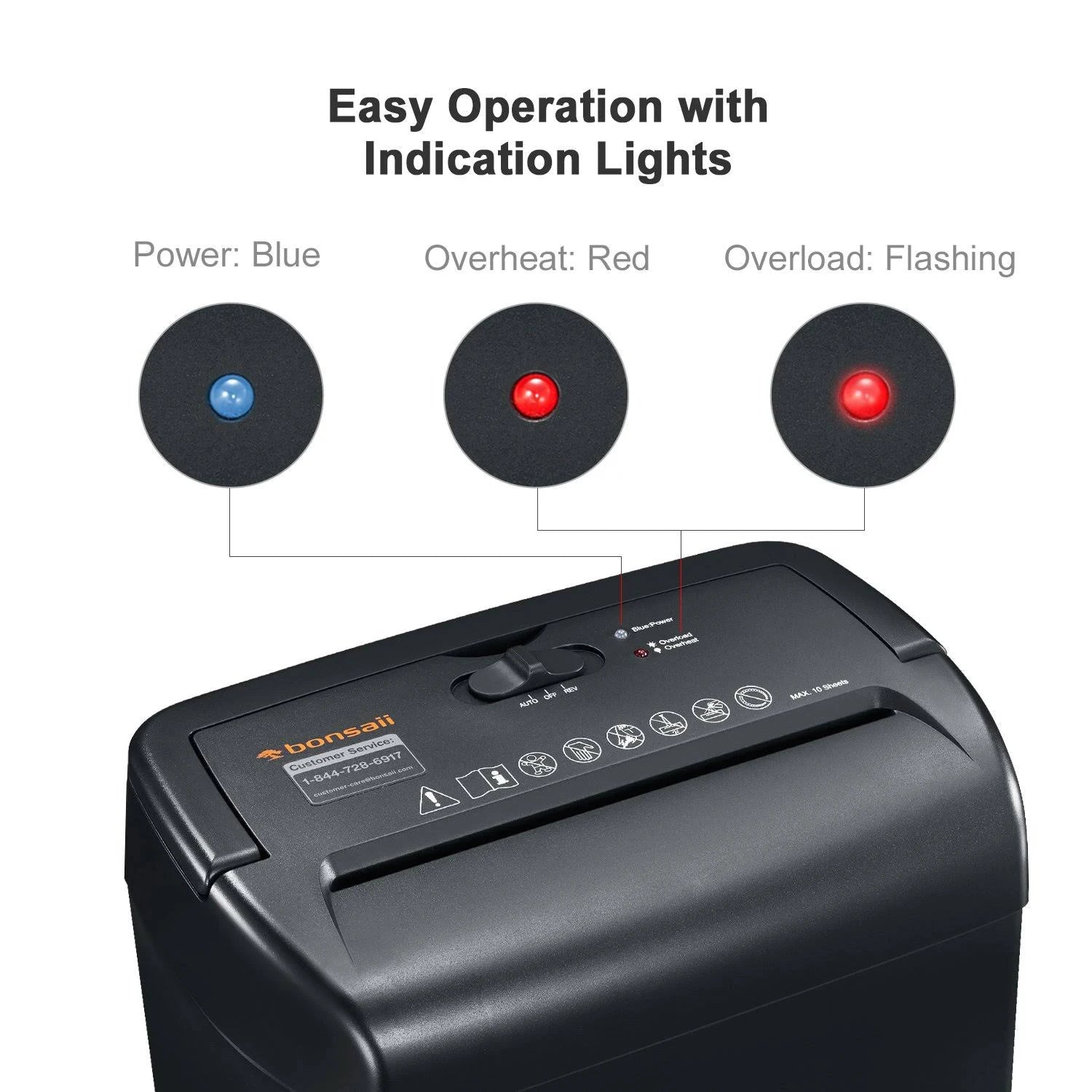 10-Sheet Cross-Cut Paper Shredder Y593