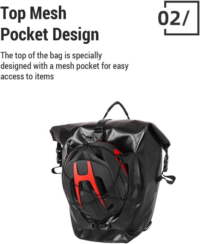 32L Waterproof Bike Pannier Bag D470