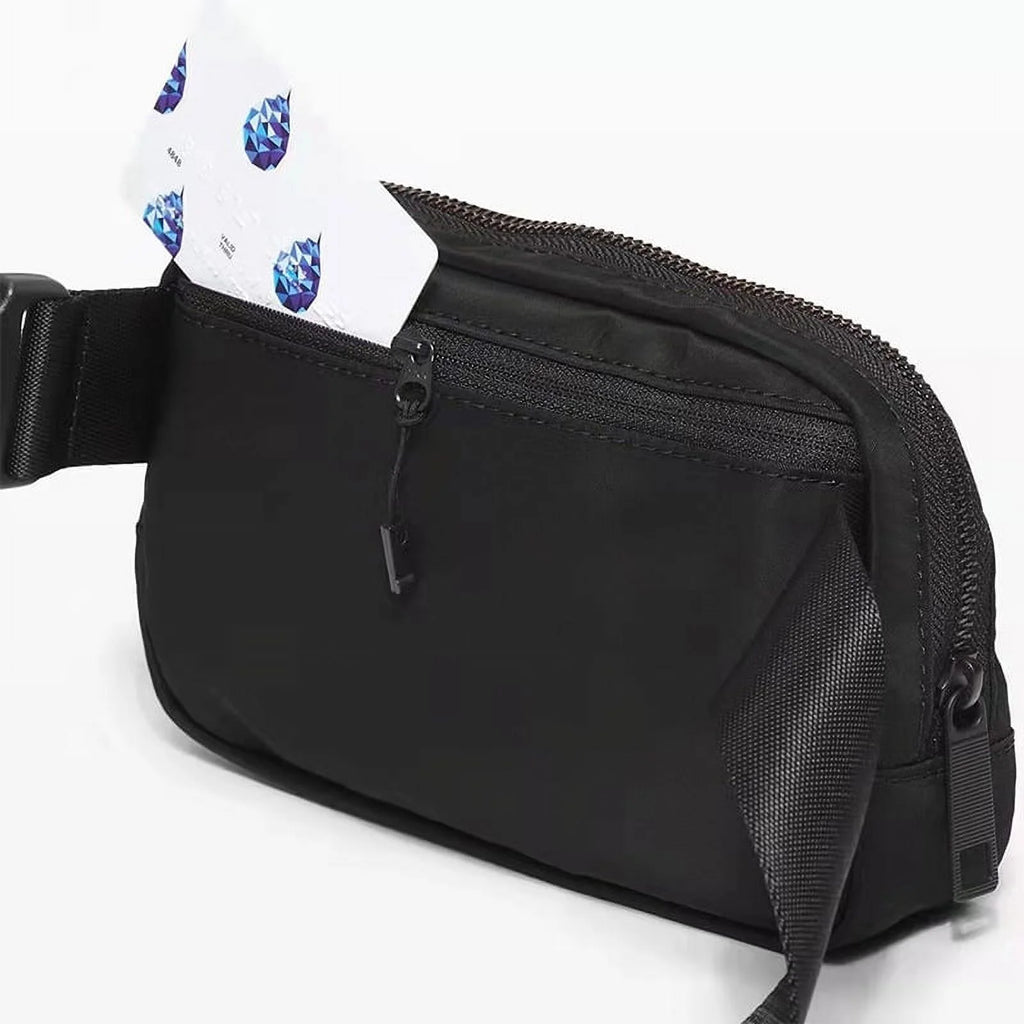 Black 1L Crossbody Fanny Pack Z10726