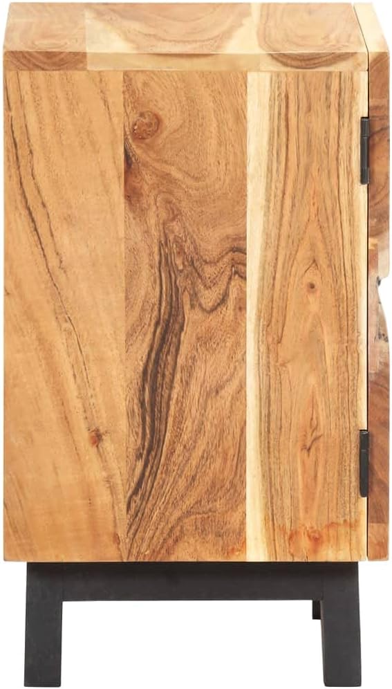 Solid Acacia Wood Corner Cabinet 15.7"x11.8"x20.1" G742374