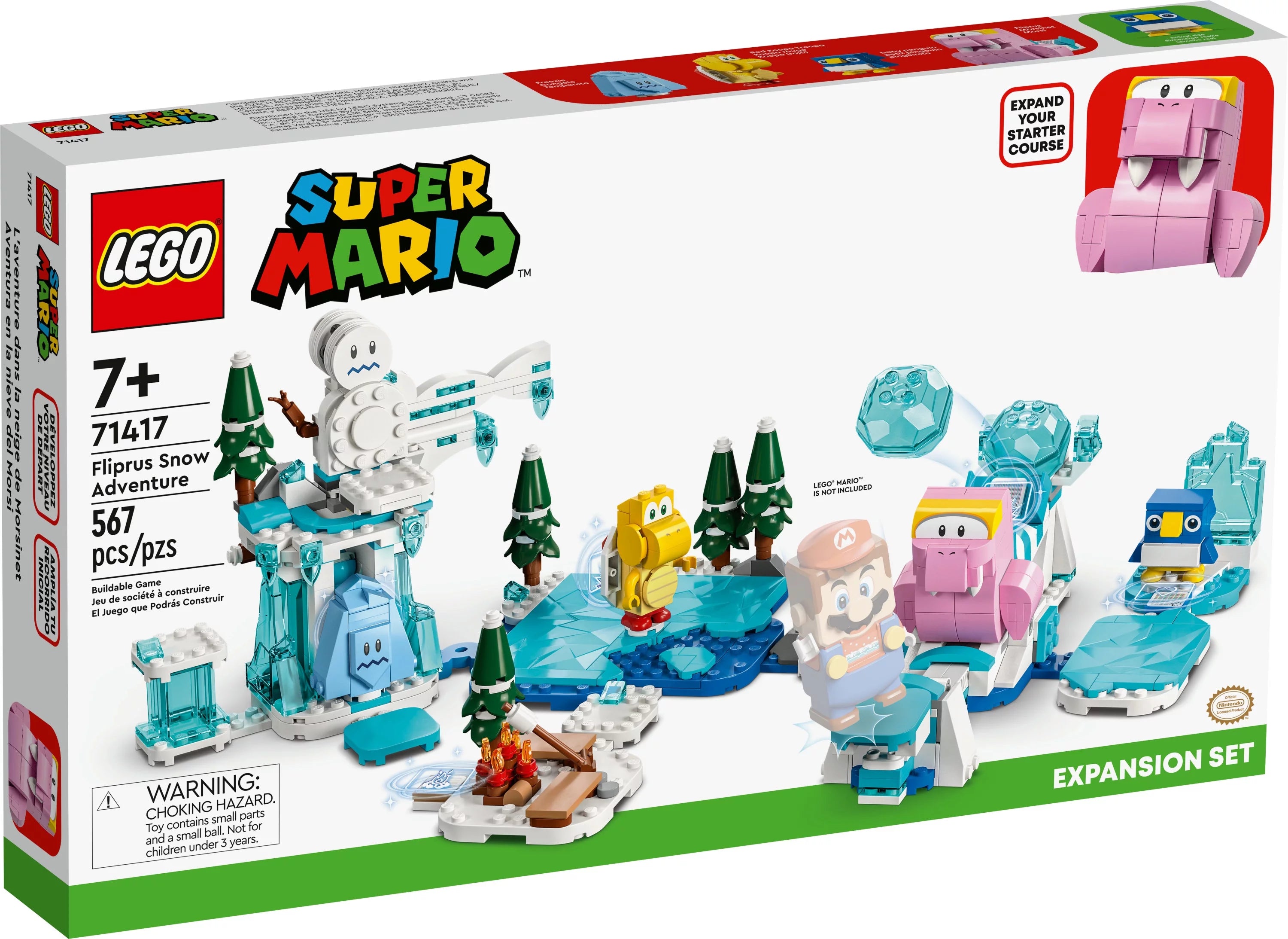 LEGO Super Mario Fliprus Snow Adventure Expansion Set 71417 E70041