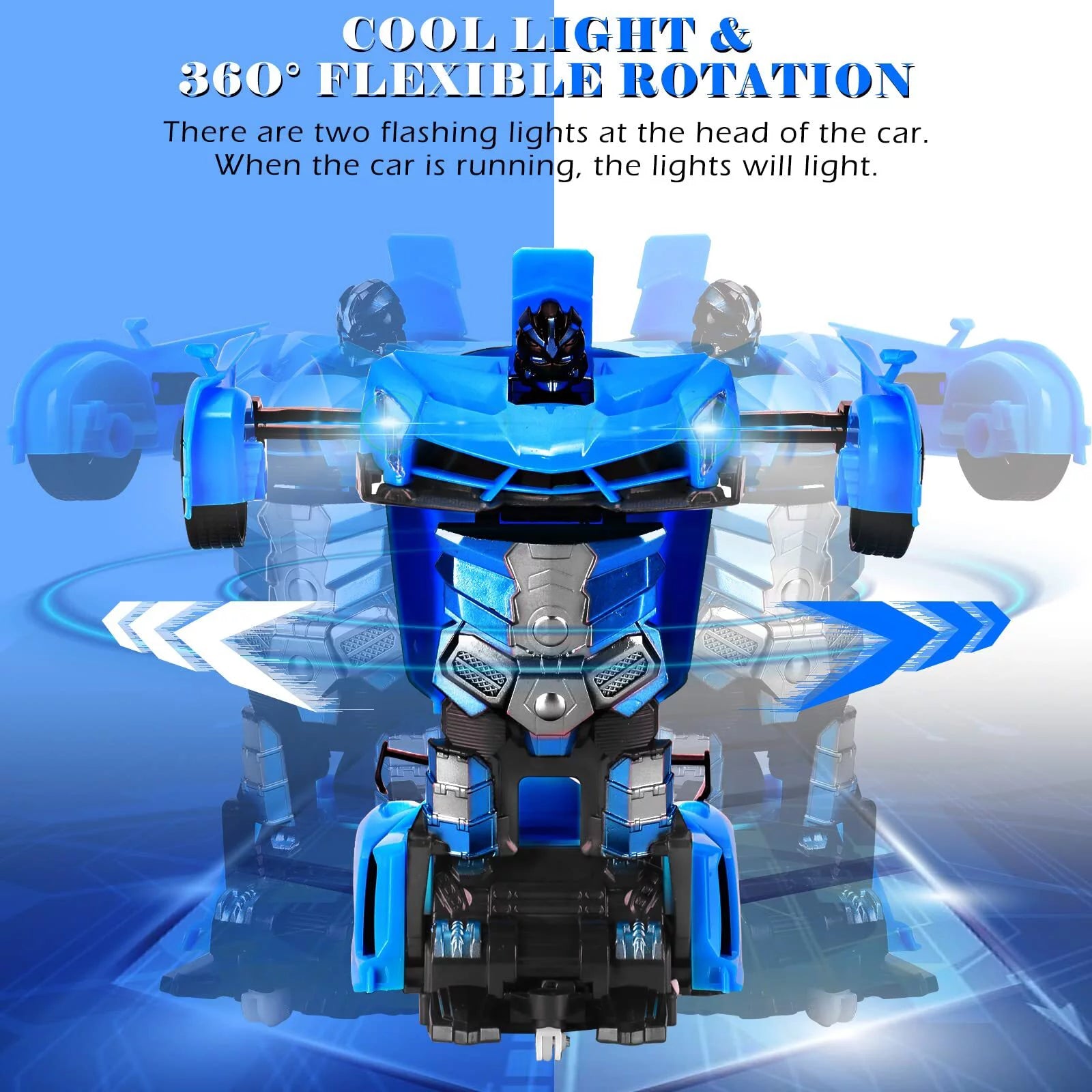 2-in-1 Transform Robot RC Racing Car, 1:18 Scale N332