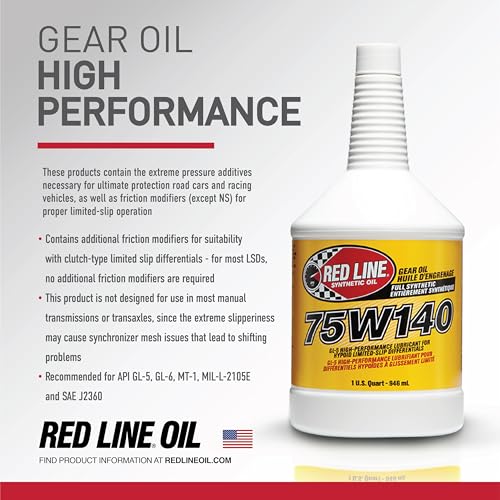 75W140 GL-5 Synthetic Gear Oil - 1 Quart L64756