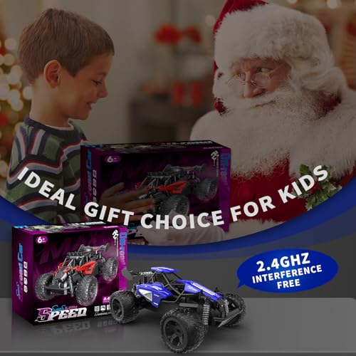 2.4GHz 25KM/H 1:16 Off-Road RC Car with LED Lights and 1800mAh Rechargeable Battery F58095