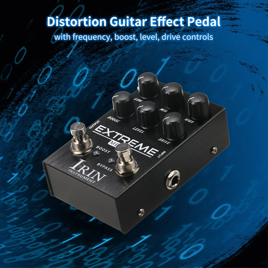 Distortion Guitar Effect Pedal with Frequency Boost Control F383