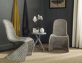 Antique Grey Wicker Side Chair O738813