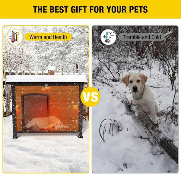 Insulated Outdoor Dog House with Liner Q3036