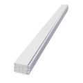 1 in. x 6 in. x 6 ft. White Smooth Shiplap Pine (6-Pack) Q96436