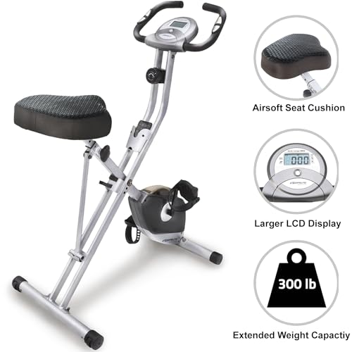 8 Level Foldable Exercise Bike with LCD Display Z202