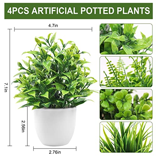 4 Packs Artificial Potted Plants T698