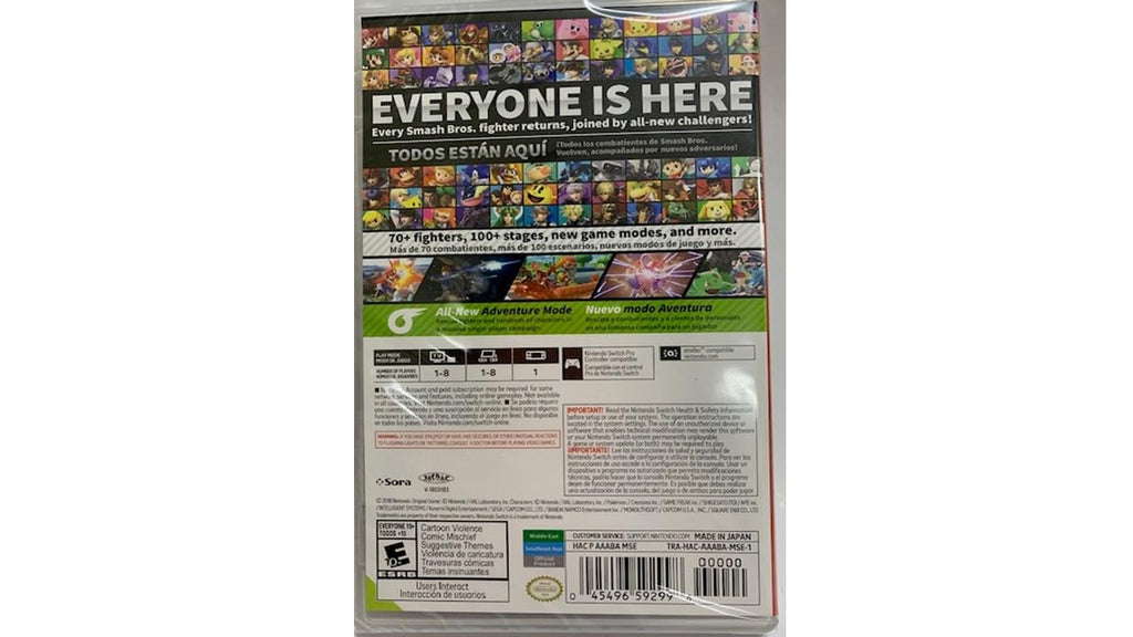 Super Smash Bros. Ultimate - Nintendo Switch W47208